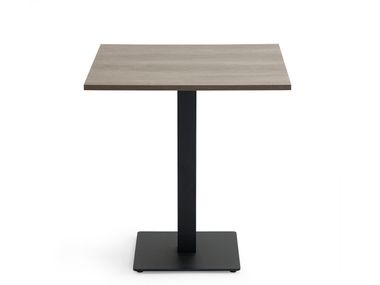Square wooden and metal table RAY TM Leader Contract