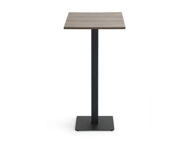Square wooden and metal high table RAY TM Leader Contract