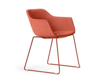Silla patín de tela con brazos TAC TM Leader Contract