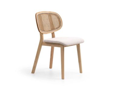 Silla de madera con asiento acolchado VIENA TM Leader Contract