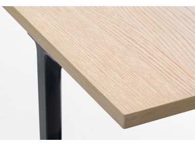 TOA TABLE CC Table rectangulaire en aluminium et bois By Pedrali ...