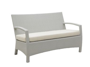 2 seater synthetic fibre garden sofa TONGA Il Giardino di Legno