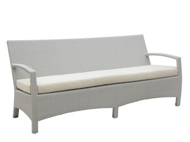 3 seater synthetic fibre garden sofa TONGA Il Giardino di Legno