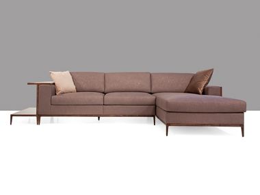 Fabric sofa with chaise longue TORINO Mobi