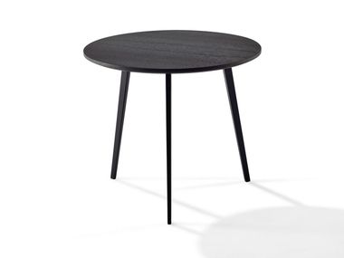 Round wooden coffee table TOSCA I Draenert