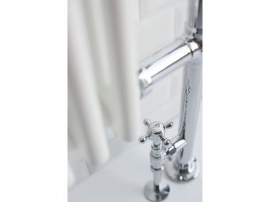 TRAFALGAR Floor-standing towel warmer By Burlington Bathrooms