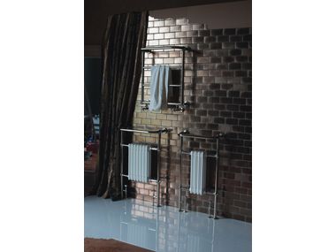 TRAFALGAR Floor-standing towel warmer By Burlington Bathrooms