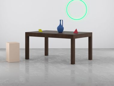 Extending rectangular wooden table TREADE Piemy