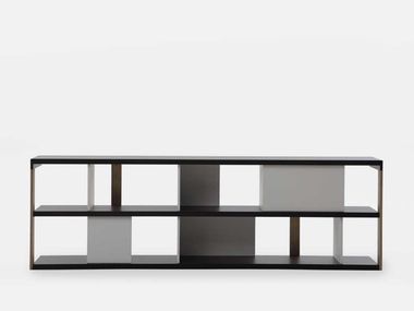 Open wooden bookcase TREVISINA Casa