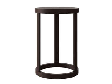 Tavolino da caffè rotondo in legno massello TRH horgenglarus