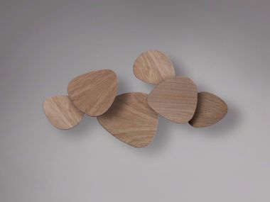 Applique a LED dimmerabile in faggio TRIA SET 6 Bover