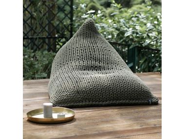 Cotton bean bag TRIANGLE ROPE POUF By PANAPUFA
