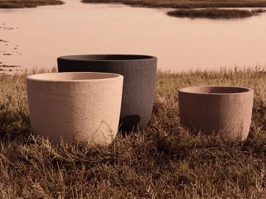 Handgearbeiteter Gartenvase aus Terrakotta MAROA TRIBÙ