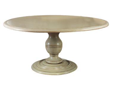 Round solid wood table TUDOR MARIONI
