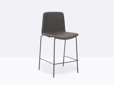 Stackable upholstered stool TWEET 892/2 Pedrali