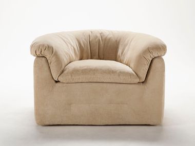 Sillón de tela con brazos BUTTER Tacchini