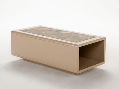 Rectangular low coffee table TESIS Tacchini