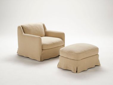 Sillón de tela con brazos VESTA Tacchini