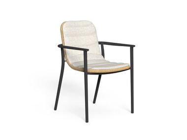 Sedia da giardino imbottita con braccioli BOND Talenti