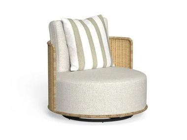 Poltrona da giardino girevole imbottita con braccioli BOND Talenti