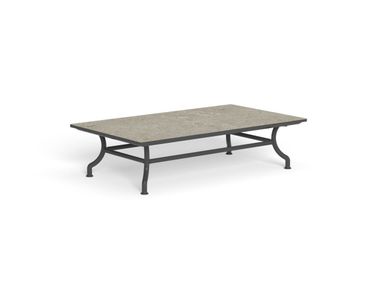 Rectangular aluminium garden side table CAPRI Talenti