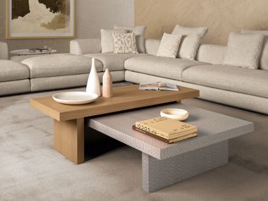 Wooden central coffee table HERBIE Talenti