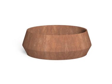 Vaso da giardino rotondo in cemento MUSA Talenti