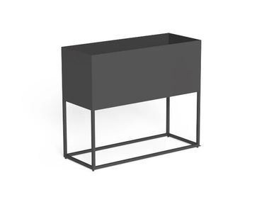 Rechteckiger Blumenkasten aus Stahl PATH Talenti