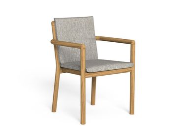 Teak garden chair with armrests PRICHI Talenti