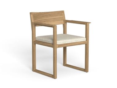 Sedia da giardino in teak con braccioli THEA Talenti