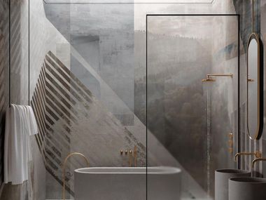 Carta da parati a motivi GEOFADE Tecnografica