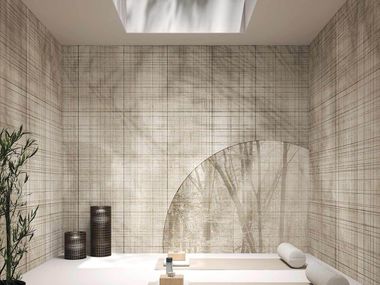 Carta da parati a righe GLIMPSE Tecnografica