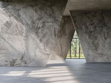 Carta da parati con motivi floreali LEAFCODE Tecnografica