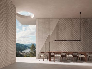 Carta da parati a righe LUMINFOLD Tecnografica