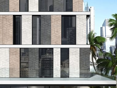 Tecnografica, ULTRALIGHT FAÇADE - NOORD Pannello per facciata in alluminio ultra-sottile