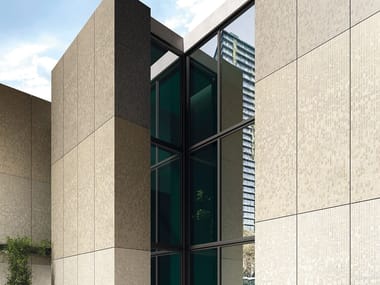 Tecnografica, ULTRALIGHT FAÇADE - TESSUTO BINARIO Pannello per facciata in alluminio ultra-sottile