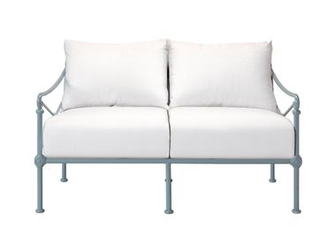 Aluminum two-seater sofa - Blue 1800 Tectona