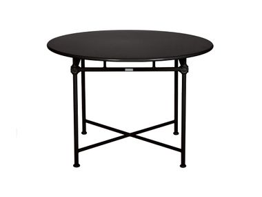 Tavolo rotondo in alluminio - Nero 1800 Tectona