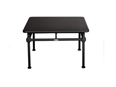 Tavolo basso quadrato in alluminio - Nero 1800 Tectona