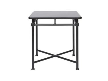 Tavolo quadrato in alluminio - Nero 1800 Tectona