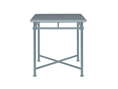 Tavolo quadrato in alluminio - Blu 1800 Tectona