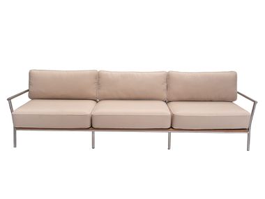 3 seater Sunbrella® garden sofa CICALA Tectona