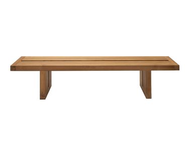 Teak bench  PLATEFORME 10 Tectona