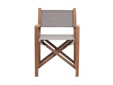 Eden taupe folding armchair SOUTHAMPTON Tectona