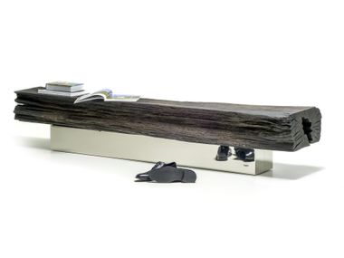 Fossil oak bench KORMOS Teúkhō