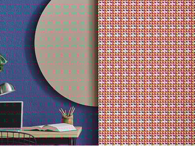 Texturae, OUT OF STOCK #4 Carta da parati geometrica ignifuga in fibra di vetro in stile moderno