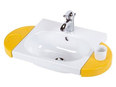 Wall-mounted washbasin for children with overflow 575 Thermomat