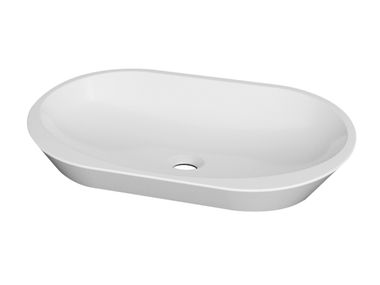 Countertop oval washbasin SLELLOV4246G Thermomat