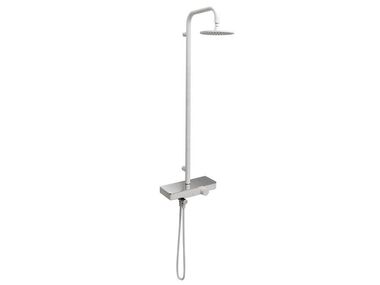 Shower panel with overhead shower SLVTCDU1130X Thermomat