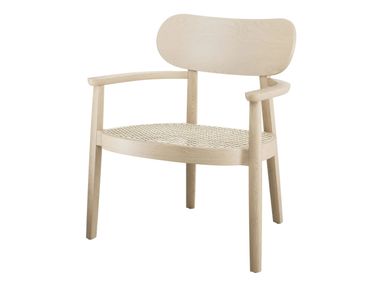 Cane work and bentwood lounge chair 119 F Thonet